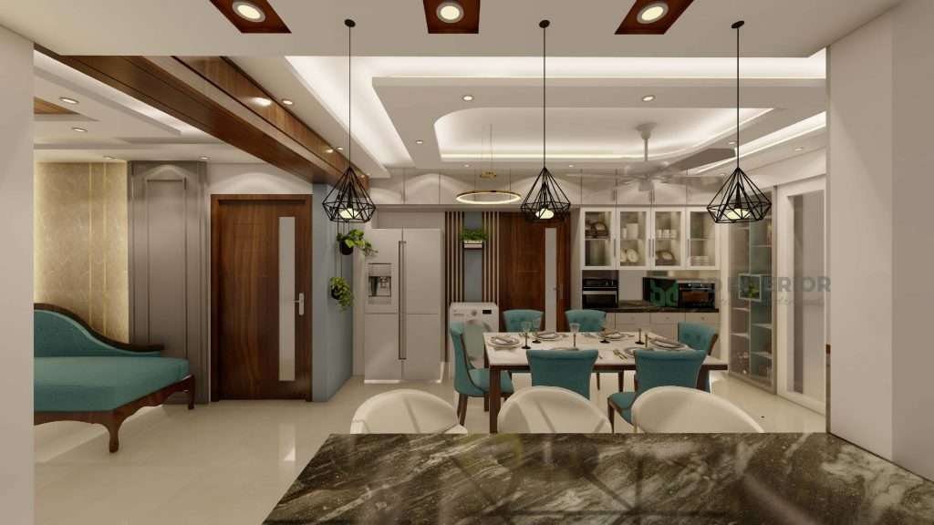 modern dining room interior design in bangladesh