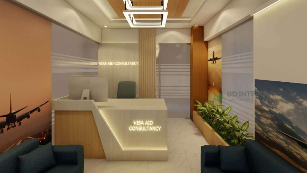 office reception interior design