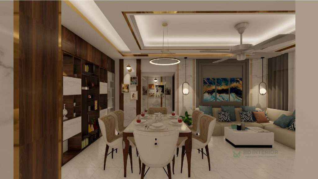 Amazing dining room interior design in bangladesh