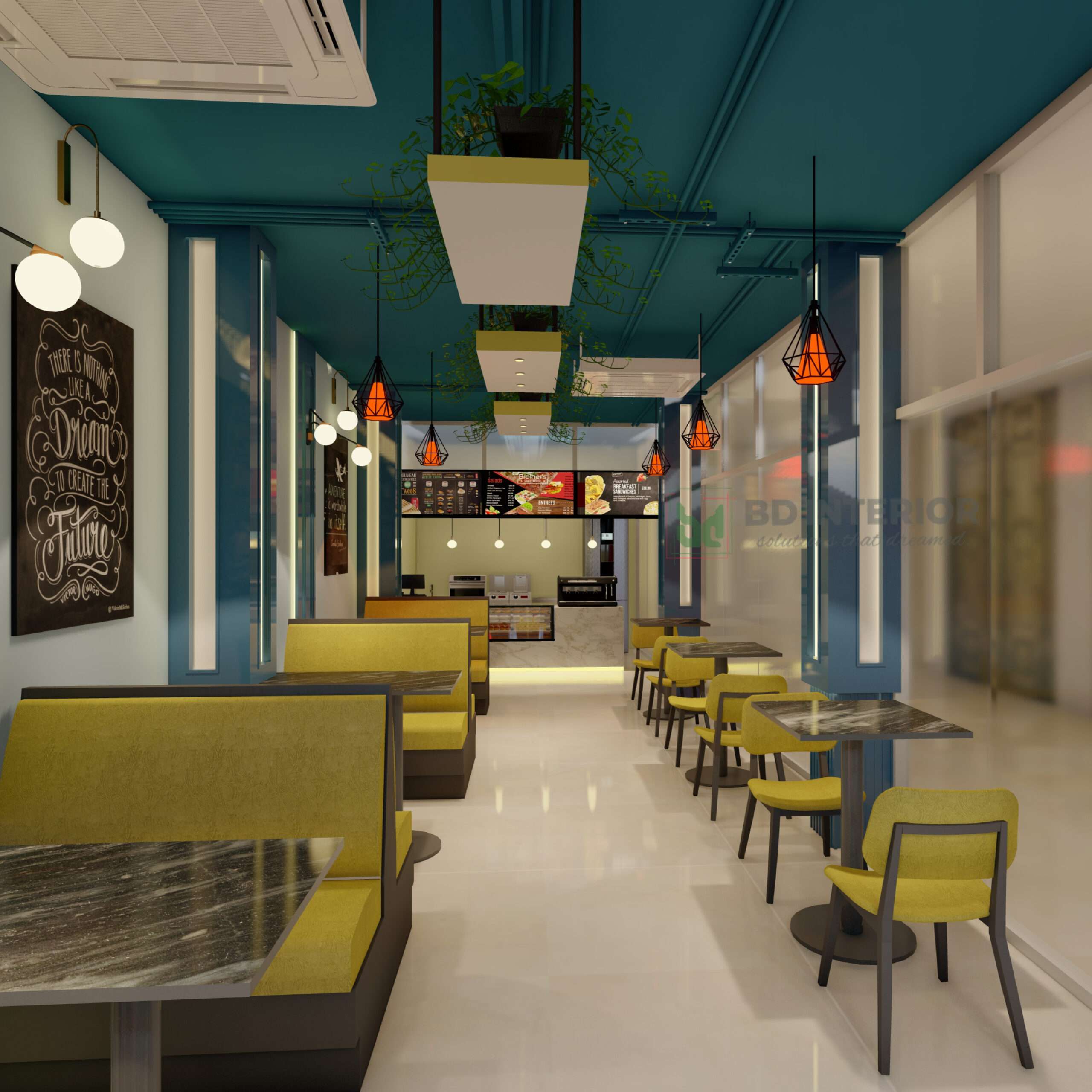 Coffee shop interior design