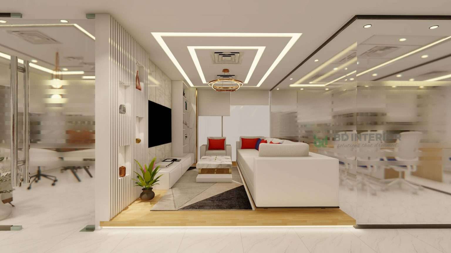 IT OFFICE INTERIOR DESIGN IN BANGLADESH - BD INTERIOR