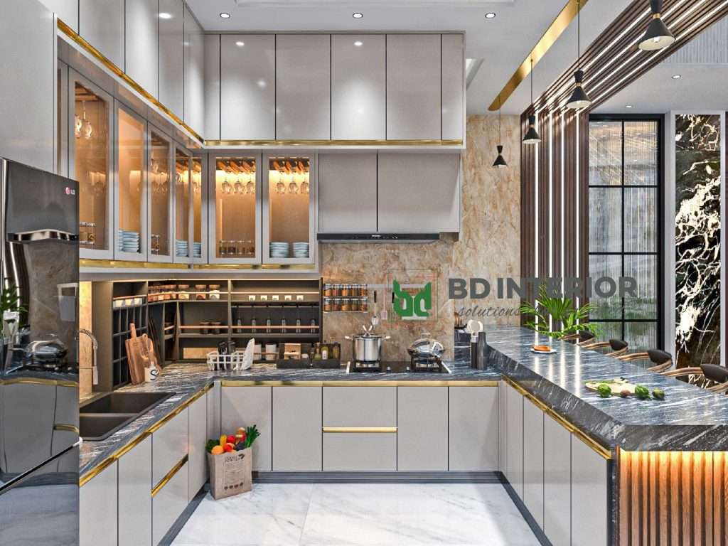 open kitchen interior design